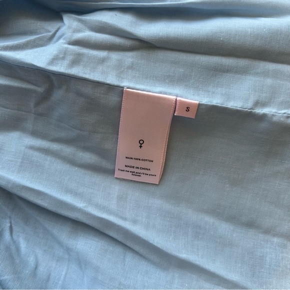 Selkie x FP The Chateau Paper Buttercream Mini Cotton Dress - Picture 9 of 10